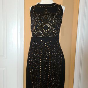 Black studded dress